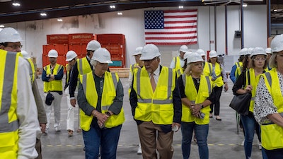 A grand opening event at the new StudioBuilt manufacturing facility in Cuero, Texas took place on Wednesday, April 5, and featured a factory tour.