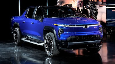 The 2024 Chevrolet Silverado EV RST is shown in Detroit, Wednesday, Jan. 5, 2022.