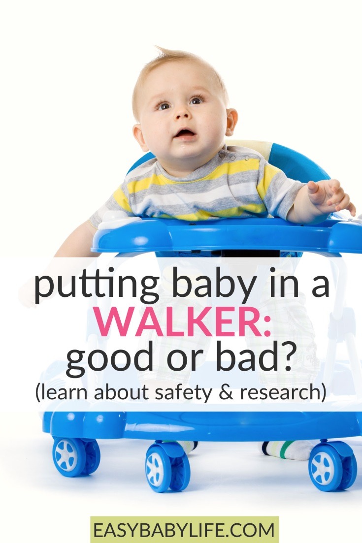 put baby in a walker