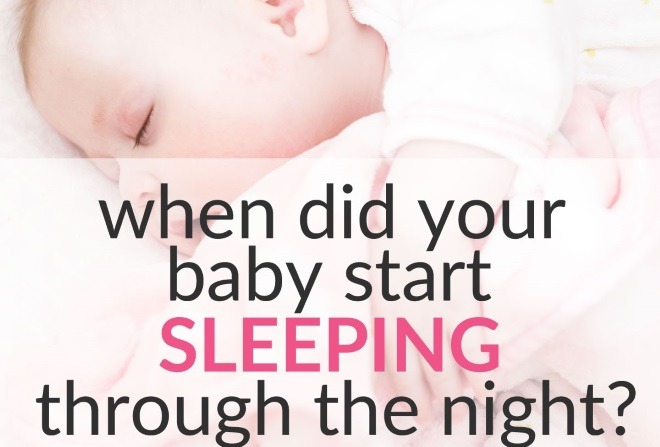 baby sleep through the night