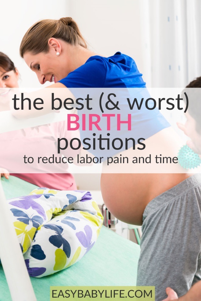 birth positions to reduce labor pain and time