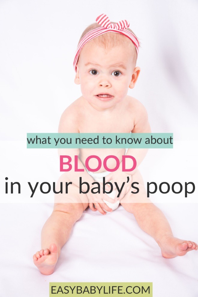 blood in a baby's poop