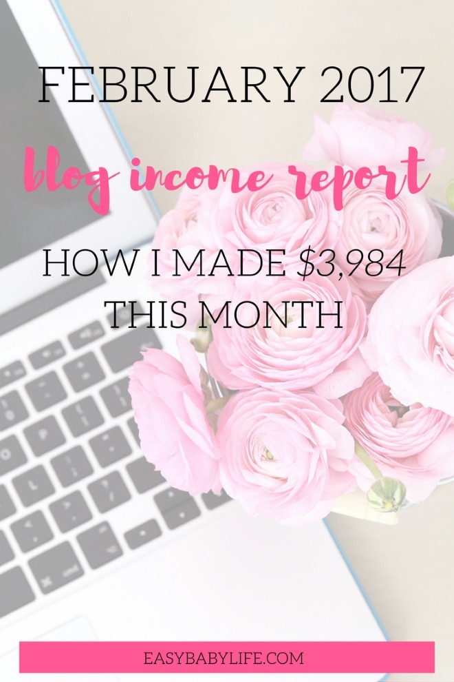 February 2017 blog income report