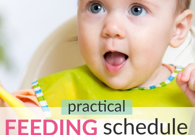 baby feeding schedule 8-12 month baby