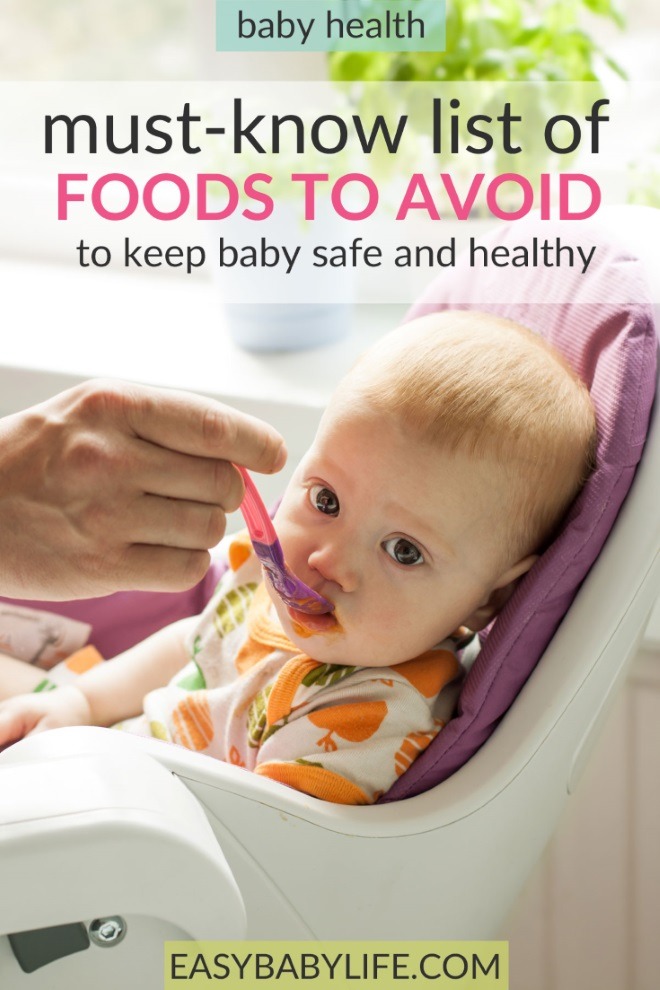 foods to avoid for babies