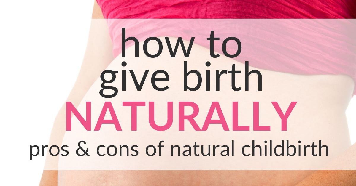 giving birth naturally