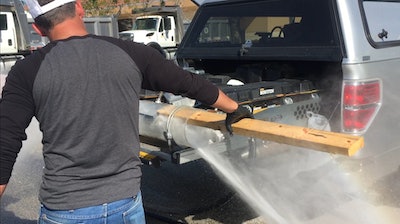 To reduce costs and conserve fuel and water, cleaning crews are compelled to adopt more efficient tools and techniques like those from KEG Technologies, to implement cleaning that can involve a hundred gallons of water per minute.