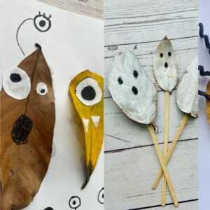 Fun Halloween Leaf Crafts For Kids