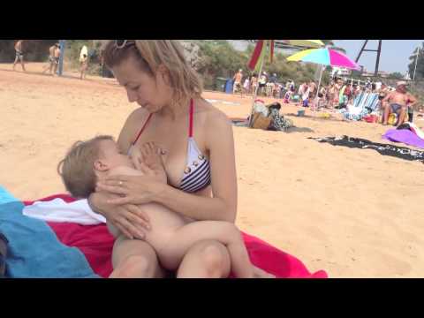 BREASTFEEDING AT THE BEACH