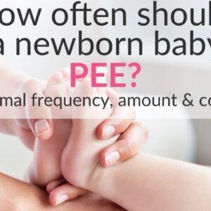 How Often Should A Newborn Pee? Frequency, Color, Red Flags