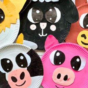 Cutest Paper Plate Farm Animals!  (Easy Paper Plate Craft for Toddlers and Kids)