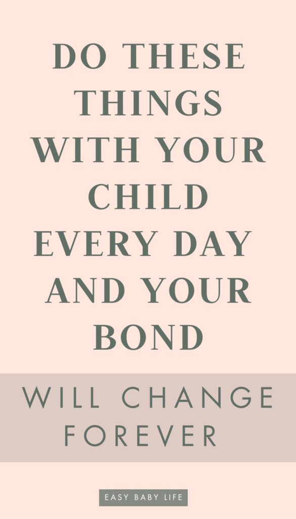 positive parenting to bond with your child