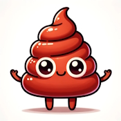 red baby poop