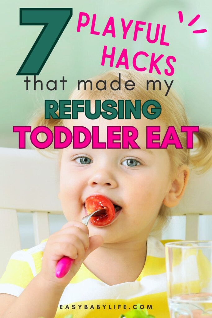 playful tips when toddler refuses to eat