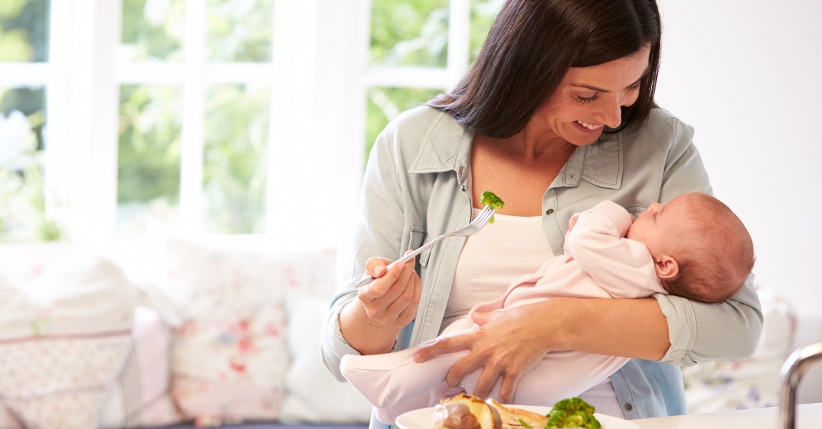 veggies to newborn