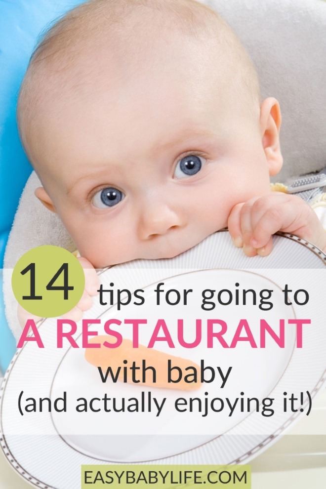 how to go to a restaurant with a baby